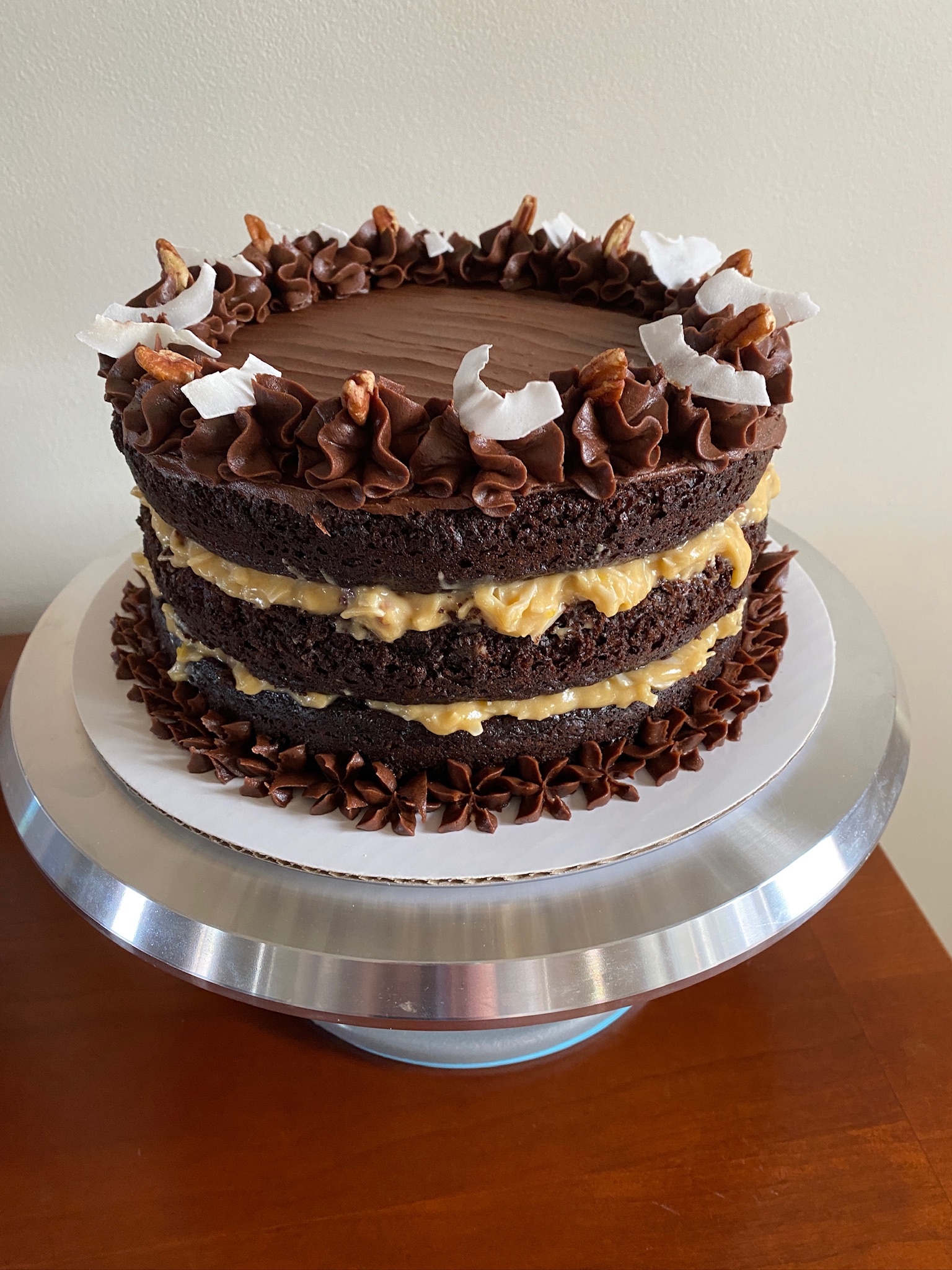 A German chocolate cake.